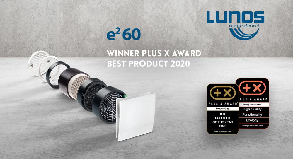 LUNOS e²60 supplied by Partel has been voted the best product of the year