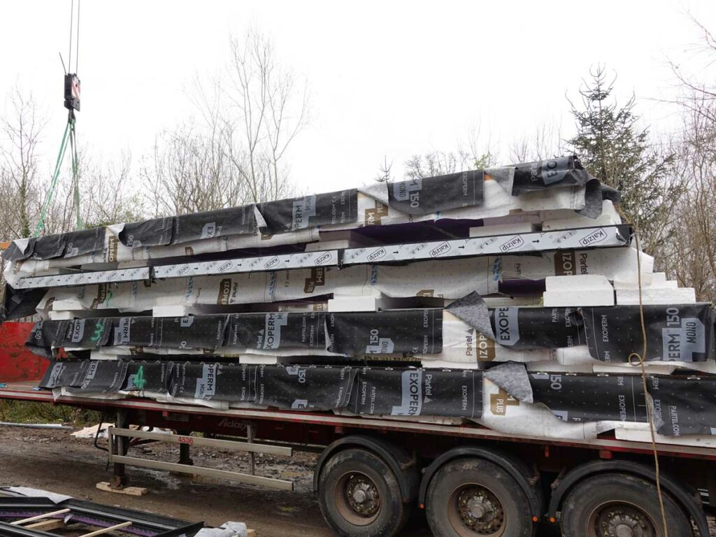 Image of 2D Structural Panels Delivered To Site 